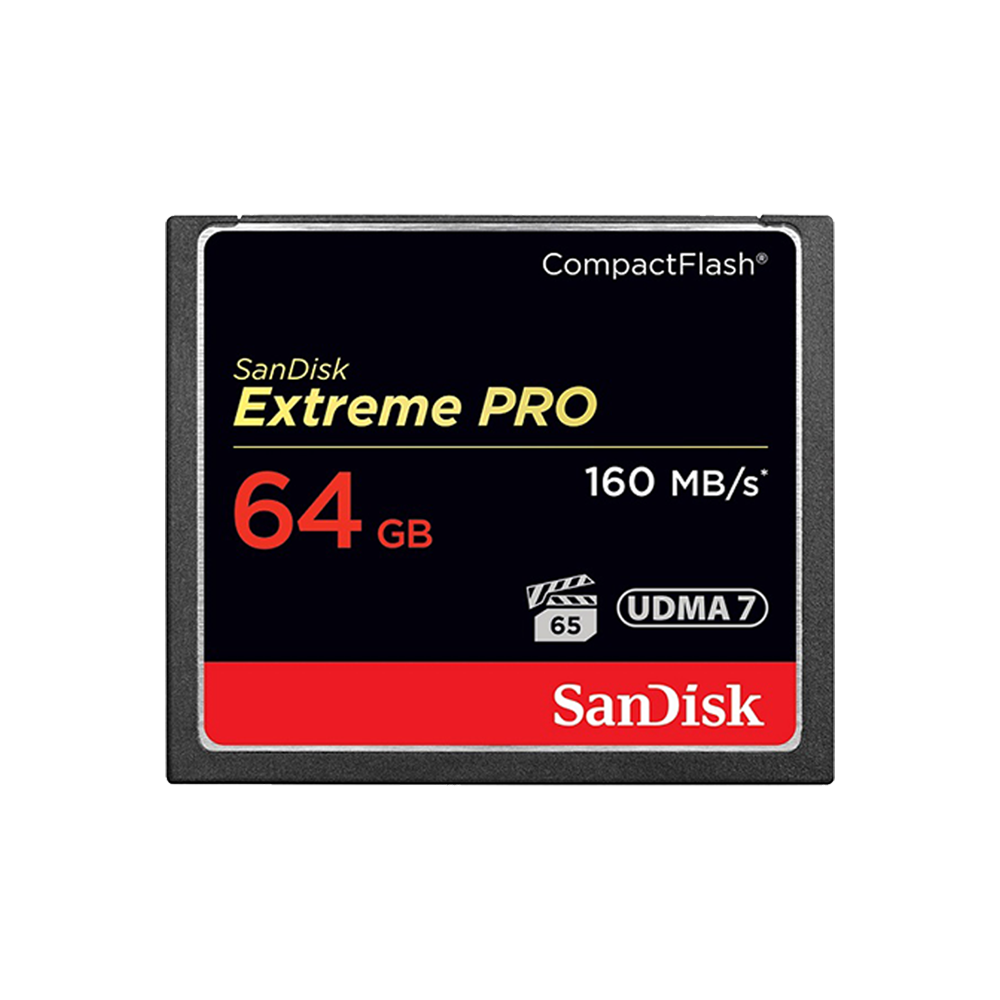 SANDISK EXTREME PRO COMPACTFLASH 64GB VPG65 160MB/S