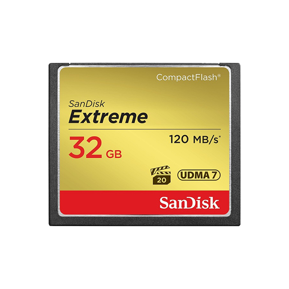 SANDISK EXTREME COMPACTFLASH 32GB VPG20 120MB/S