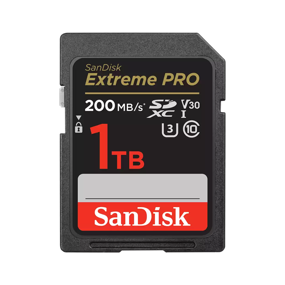 SANDISK EXTREME PRO SDXC 1TB 200MB/S UHS-I MEMORY CARD