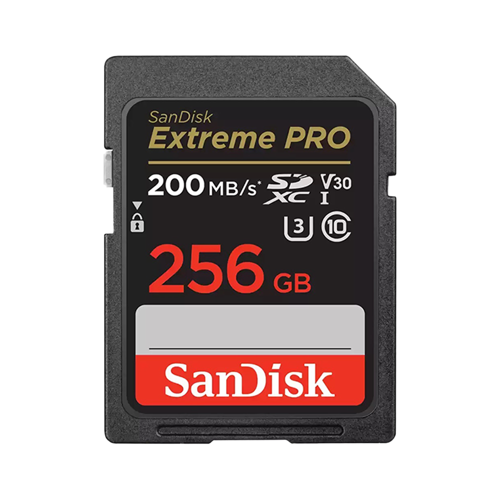 SANDISK EXTREME PRO SDXC 256GB 200MB/S UHS-I MEMORY CARD